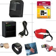 Xtech&reg; IDEAL ACCESSORIES KIT for GoPro HERO4 Hero 4 Includes: Head Strap Mount, 16GB High Speed Memory Card +... N3