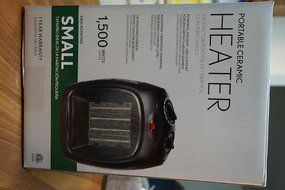 Intertek 1500 Watt Ceramic Electric Portable Heater (Black) N9