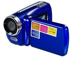 DV139 1.8 Inch TFT Screen 12.0MP Mini HD DV Digital Video Camera 4X Digital Zoom with Microphone (Blue) N8