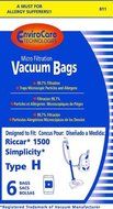 Simplicity Type H Bags for S13L, S14L, S18L And S24L - 6 pack
