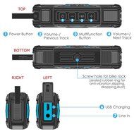 Bluetooth Speakers V 4.1 Portable Wireless Sound Box for Golf, Beach, Shower &amp; Home: Water Resistant IPX5, 5W,... N4