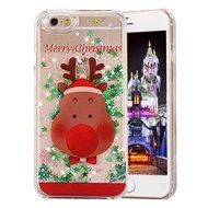 iPhone SE Case, iPhone 5S Case, PHEZEN Christmas Tree Santa Claus Design Cool Quicksand Moving Stars Bling Glitter...