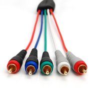 BlueRigger 5-RCA Component Video and Audio Cable (12 Feet) N4