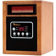 Red Engineered Dual System Portable Electric Fuel Type Quartz Infrared Heater