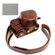 xhorizon TM FL1 Full Protection Bottom Opening Version Protective Leather Camera Case Bag with Tripod Design for... N54