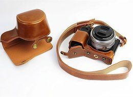 xhorizon TM FL1 Full Protection Bottom Opening Version Protective Leather Camera Case Bag with Tripod Design for... N57