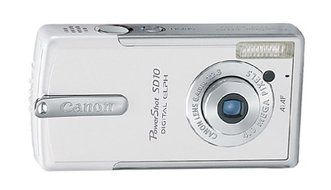 Canon Powershot SD10 4MP Digital Camera (Silver) N2