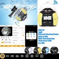 Andoer 360 Degree Wifi 2448P 30FPS 16M Fisheye Film Source Panorama Camera for Virtual Glasses VR Action Sports... N25