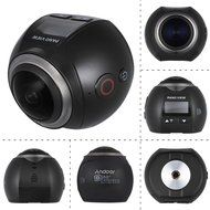 Andoer 360 Degree Wifi 2448P 30FPS 16M Fisheye Film Source Panorama Camera for Virtual Glasses VR Action Sports... N29