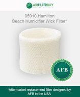 05910 Hamilton Beach Humidifier Wick Filter. Fits Hamilton Beach cool mist humidifier models 05518 and 05519....