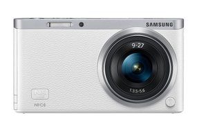 Samsung NX Mini 20.5MP CMOS Smart WiFi Interchangeable Lens Digital Camera with 9-27mm Lens (White) (Certified... N5