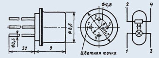 Optocouplers OEP-11 USSR 2 pcs N2