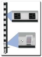 Tripp Lite 8 Outlet Bench &amp; Cabinet Power Strip, 24 in. Length, 15ft Cord with 5-15P Plug (PS2408) N16