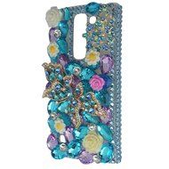 Spritech(TM) Bling Clear Phone Case For LG spirit h440 C70/LG Escape 2/LG Logos/LG Spirit 4G LTE,3D Handmade Rose... N8