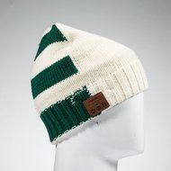 Tenergy Wireless Bluetooth Hands-Free Beanie Line Ribbed Knit N6