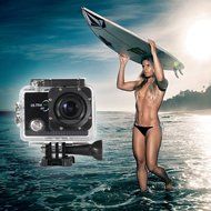 Boddenly Pro5000 14-megapixel HD Wifi 4k 170&deg; Wide Angle LensWaterproof 30 m Sports Action Camera Kit forHiking... N7