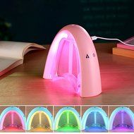 HLS Rainbow Cool Mist Humidifier 400ml Aroma Essential Oil Diffuser with 10+&nbsp;Hours&nbsp;Running, Whisper-quiet Operation...