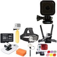 GoPro HERO4 Session with Sony 64GB Surf Kit, Color Correction Filters, Head Strap,Chest Body Strap, Floaty Bobber... N2