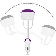 Yijiagou Adjustable Car Charger Humidifier Aromatherapy Essential Oil Diffuser Air Purify With One USB Charging... N2