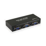 Portta PET0102V 2 Port 1x2 VGA Splitter with 3.5mm Stereo Audio support Bandwidth 500MHz 1080p N12