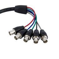 StarTech.com 6-Feet Coax HD15 VGA to 5 BNC Monitor Cable - M/M (VGABNC5) N2