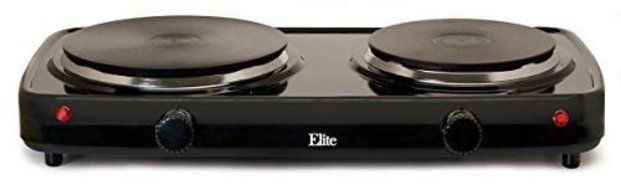 Electric Double 2 Buffet Burner Stove Electric Hot Plate Heating Cooking, yet stylish enough to leave out for...