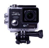 4K3 Sports Action Video Camera WiFi 2.0 inch 1080P Waterproof Helmet Camcorder Black N2