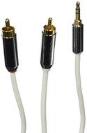 Monoprice 109301 10-Feet Stereo Male to RCA Stereo Male Gold Plated Cable for Mobile, White N4
