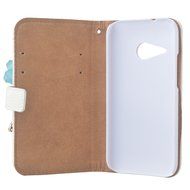 KAKA(TM) 3D Handmade Colorful Black Pulple Blue Rhinestone Crystal PU Leather Stand Folding Protective Case Big... N5