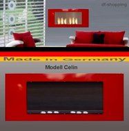 Bio- Ethanol and Fire Gel Fireplace Model Celin - Choose from 6 colors (Anthracite)