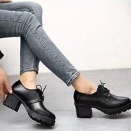 Spritech(TM) Fashion Non-slip Winter Chunky Heel British Style Ankle Boot Leather Boots for Girls Womens Wine... N2