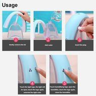 HLS Rainbow Cool Mist Humidifier 400ml Aroma Essential Oil Diffuser with 10+&nbsp;Hours&nbsp;Running, Whisper-quiet Operation... N3