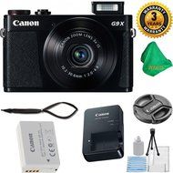 Canon PowerShot G9 X Digital Camera with 3x Optical Zoom, Built-in Wi-Fi and 3 inch LCD (Black) + 3 Year USA CPA...