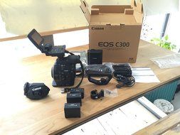 Canon EOS C300 Cinema Camcorder Body with Dual Pixel CMOS AF (EF Lens Mount) - International Version (No Warranty) N3