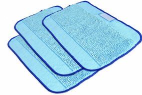 SHP-ZONE Microfiber 3-Pack, Pro-Clean Mopping Cloths for Braava Floor Mopping Robot 380 380T