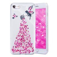 iPhone 7 Case, PHEZEN iPhone 7 Clear Soft TPU Protective Case Back Cover with Beautiful Cherry Blossom Flower... N6