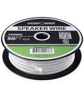 FosPower CL2 Rated 14AWG 2-Conductor In-Wall Speaker Wire (100 Feet) Oxygen-Free Pure Copper - UL Listed for In-Wall... N28