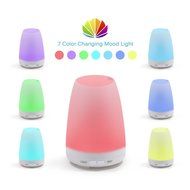 Humidifier 100ML Ultrasonic Cool Mist Aroma with changing Colored LED Lights, Waterless Auto Shut-off and Adjustable...