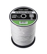 FosPower CL2 Rated 14AWG 2-Conductor In-Wall Speaker Wire (100 Feet) Oxygen-Free Pure Copper - UL Listed for In-Wall... N30