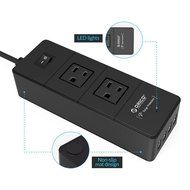 ORICO Home/office 6-Outlet Surge Protector Power Strip 5ft Power Cord with 5 Port 40W USB Charger,1700 Joule -... N22