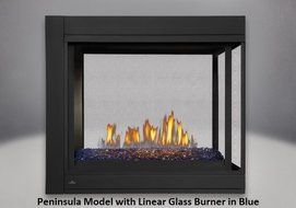 Napoleon BHD4PGN Ascent Multi-View Direct Vent Gas Fireplace Up to 30 000 BTUs with Safety Screen Linear Topaz...