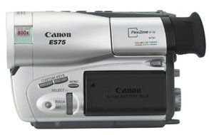 Canon ES75 Hi8 Camcorder with Color Viewfinder N2