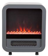Fire Sense 61449 Skyline Electric Fireplace Stove, Silver N5
