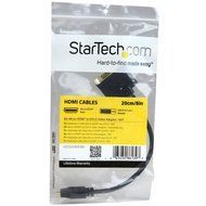 StarTech.com 8in Micro HDMI to DVI-D Adapter M/F - 8in Micro HDMI to DVI Cable - Connect a Micro HDMI phone or... N4