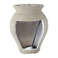 HomComfort HCGV1 Outdoor Gas Vase with Firestones, 43000 BTU