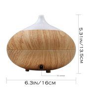 300ml Ultrasonic Cool Mist Humidifier ,Essential Oil Aromatherapy Diffuser with 7 Colors LED and Waterless Auto... N23