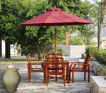 HomComfort HCGV1 Outdoor Gas Vase with Firestones, 43000 BTU N2