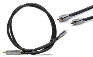 Pwr+ Extra Long 12Ft Mini-HDMI-Cable for Nikon-D3200-D3100-D7000-D7100-D800-D90-D700-D4-D610-D5300, COOLPIX-P510... N9