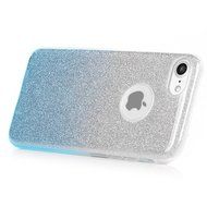 iPhone 7 Case (4.7 inch) - 3 in 1 High Protection Shockproof Soft TPU Rubber Outer Case + Shiny Sparkling PVC... N41
