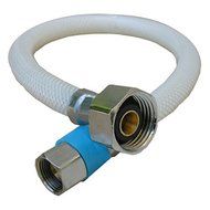 LASCO 10-2113 3/8-Inch Female Compression by 1/2-Inch Female Iron Pipe by 12-Inch Flex Braided Vinyl Water Supply...